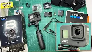 GoPro Hero 8 Black Bundle Unboxing and Setup