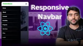 Responsive navbar react js & next.js ✅ #navbar