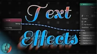 Text Effects in Geometry Nodes | Blender 3.5