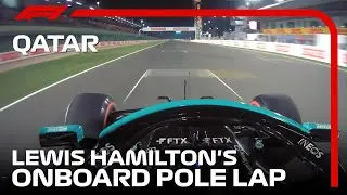 Lewis Hamiltons Onboard Pole Lap | 2021 Qatar Grand Prix | Pirelli