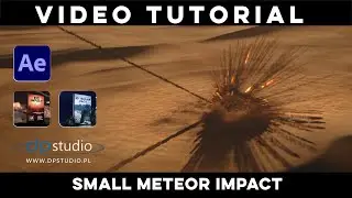 Small Meteor Impact | Video Tutorial | After Effects | Big Impact | Element 3D | 3D Terrain Pack