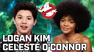 Ghostbusters: Afterlife | Logan Kim and Celeste O'Connor Talk Ghost Stories, Bill Murray + MORE