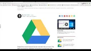 Save Article to Google Drive