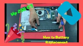 How to Battery Replacement HP 255 G7 disassembly