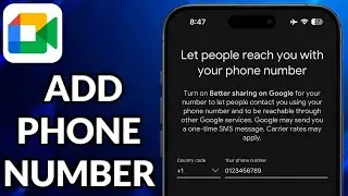 How To Add Phone Number In Google Meet