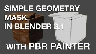 PBR Painter- Blender- Simple Geometry Mask