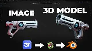 Convert any 2d images into 3d model using AI [ FREE ] | DeepSeek + Meshy.ai +InstantMesh +Hunyuan3D