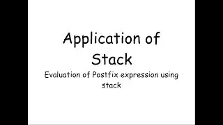 Postfix expression evaluation using stack | Engineer