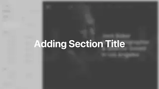 Adding Section Title | YOOtheme Documentation