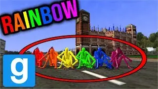 SCP-096 RAINBOW ATTACK!! (gmod scp)