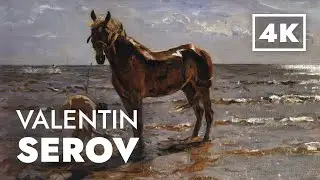 Valentin Serov: A Master of Russian Portraiture in 4K and Ambient Sounds