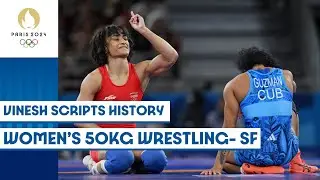 🇮🇳 Vinesh storms in women's wrestling freestyle 50kg final | Paris 2024 highlights