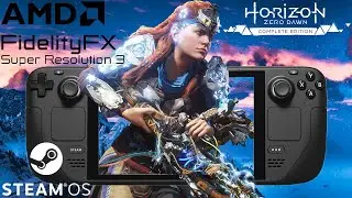 FSR 3 Steam Deck Horizon Zero Dawn | Frame Generation Mod LukeFZ 