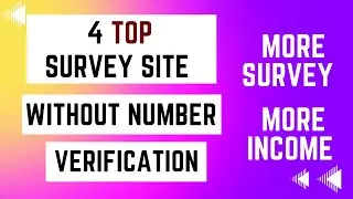 best survey sites for money 2022 || Best 04 Survey sites without number verification