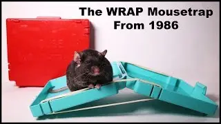 A Vintage Plastic Suitcase Rubber Band Mouse Trap. The WRAP Trap From 1986. Mousetrap Monday