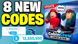 *NEW* CABIN CREW SIMULATOR CODES IN AUGUST 2024! ROBLOX CABIN CREW SIMULATOR CODES