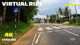 Sri Lanka Ride 4K Indoor Cycling Workout Videos 45 min (with music) Virtual Bike Ride - Scenery