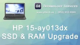 HP 15-ay013dx SSD and RAM Upgrade with Data Transfer