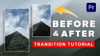 BEFORE AND AFTER LINEAR WIPE TRANSITION | ADOBE PREMIERE PRO TUTORIAL