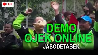 LIVE: Suasana Terkini Demo Ojol di Jakarta