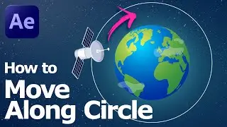 After Effects How to move object along circle path | AE Tutorial