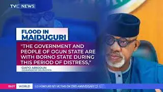 Maiduguri Flood : Gov Abiodun Sympathises Wiith Borno State, Pledges Support