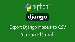 Export Django Models to CSV from admin panel
