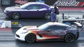 Z06 Corvette vs Dodge Challenger