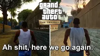 GTA Trilogy - Ah shit, here we go again. (Definitive Edition Graphics Comparison)