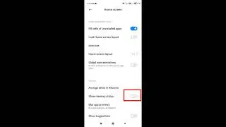 How to Enable show Memory Status in Redmi Note 9 Pro