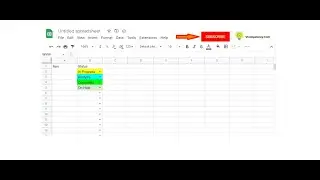 Google sheet -  Easy way to populate dropdown for selected column cells