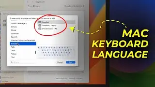 Add or Change Mac Keyboard Language - Switch Language in MacBook Keyboard