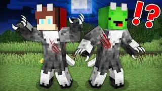 JJ and Mikey Became WEREWOLF in Minecraft Challenge Maizen