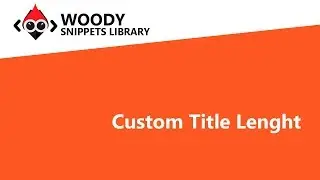 Custom Title Lenght