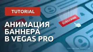 Анимация кнопки подписаться в VEGAS PRO 17 + Photoshop