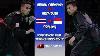 ARYA DUTA V ADILAN CHEMANG | INDONESIA V THAILAND | 2018 PENCAK SILAT WORLD CHAMPIONSHIPS