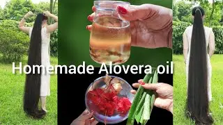 Aloe Vera Oil - बालों को दुगना, रेशमी, मुलायम, लम्बा करने का 1 घरेलु उपाय - Homemade Hair Oil