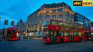 London’s Evening Glow I From Regent Street to Canary Wharf Compilation [4K HDR]