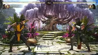 MK1 high damage Scorpion combo check the description below for the moves