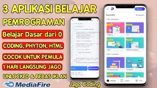 3 Aplikasi Belajar Dasar Pemrograman Untuk Pemula di Android