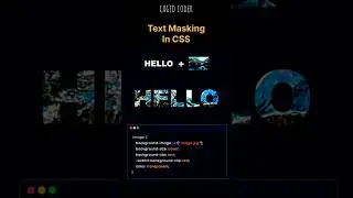 text masking using css #webdevelopment #html #css #htmlcss #webdesign #webdev
