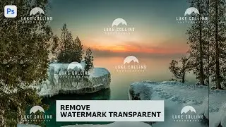 How to Remove Transparent Watermark in Photoshop Beta || Photoshop Beta