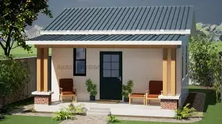 (5 X 5 Meters) SMALL HOUSE DESIGN / LIVING BIG IN A TINY HOUSE / CUTE TINY HOUSE