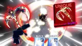 UNLOCKING the Reckoner Scythe in Roblox Blade Ball..