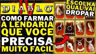 DIABLO 4 - COMO FARMAR EXATAMENTE A LENDARIA Q VC PRECISA!!! E QUER +FACIL!!!