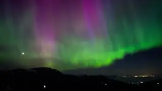 Olympic National Park Aurora from Hurricane Ridge