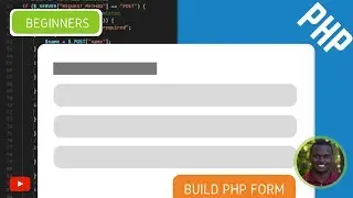 How Build a Simple HTML Form Using PHP - PHP Forms Tutorial