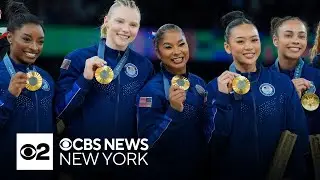 USA wins gold medal in womens team gymnastics at Paris Olympics