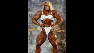 Female Bodybuilder Kim Chizevsky Posing Routine