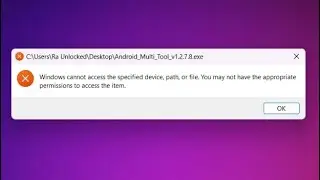 windows cannot access the specified device path or file you may not have appropriate permissions fix